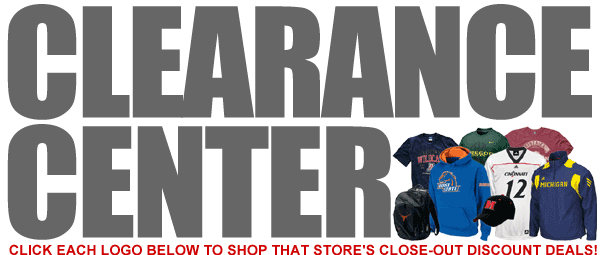 Shop for Deep Discounts on Clearance College Wear