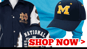 College Clothing with NCAA University Logos
